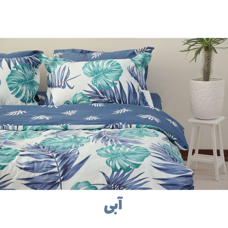 سرویس ملحفه بومرنگ مدل Hawaii-A2P یکنفره 4 تکه