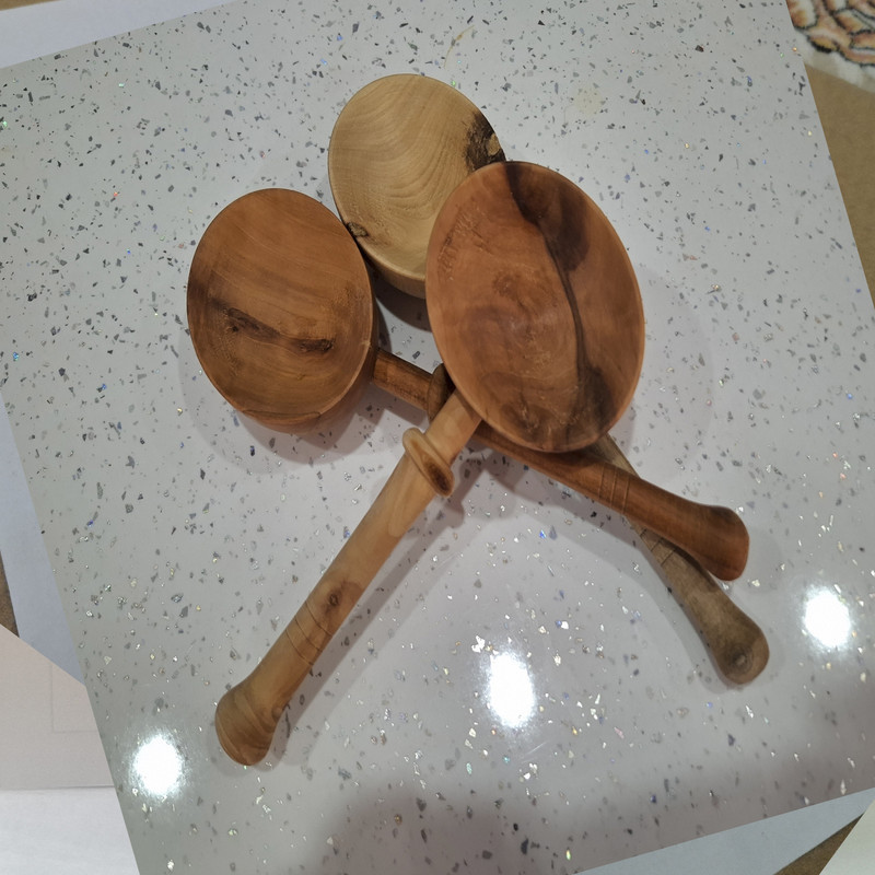 قاشق آجیل خوری مدل گردو