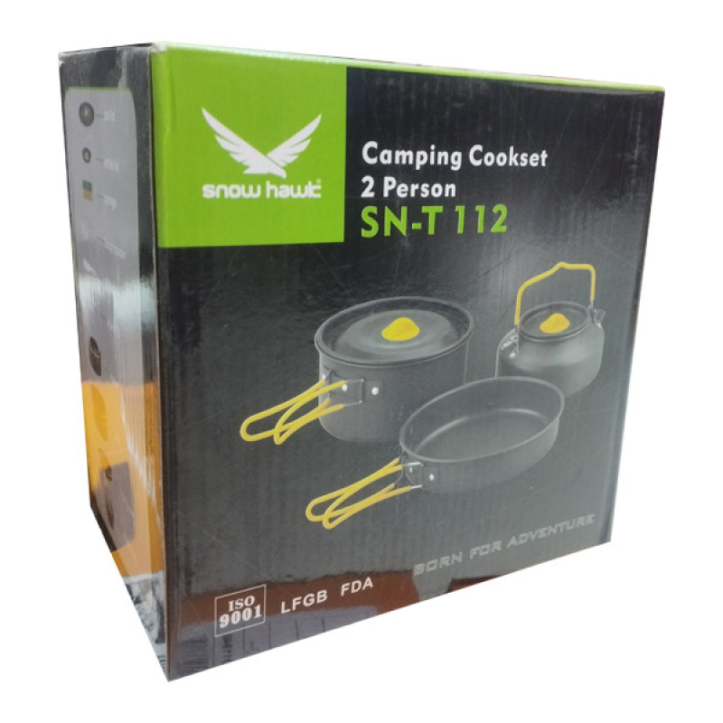 مجموعه ظروف 2 نفره کمپینگ اسنوهاوک مدل SN-T112