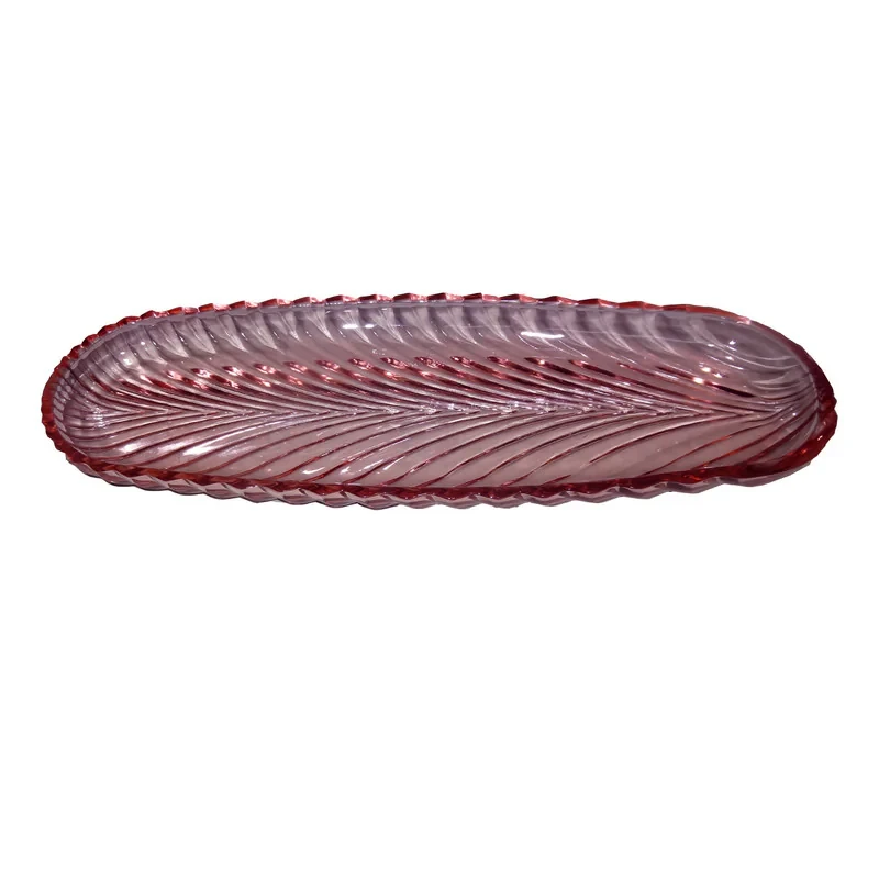دیس بلور کاوه مدل سانتا کد 8384 کریستالی، مناسب سرو غذا، قابل شستشو در ماشین ظرفشویی