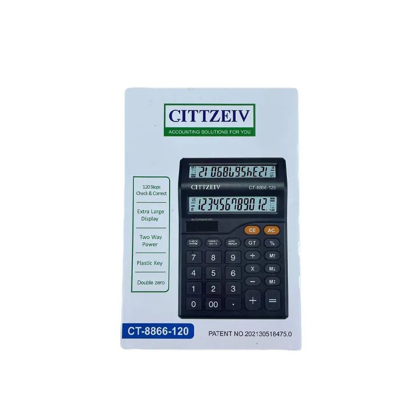 ماشین حساب مدل GITTZIV CT-8866-120