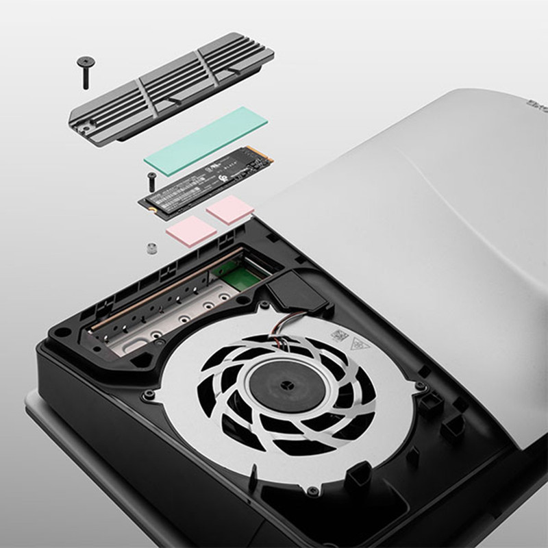 هیت سینک پلی استیشن 5 اسلیم  مدل m2 ssd ICEARMOR PS5 slim