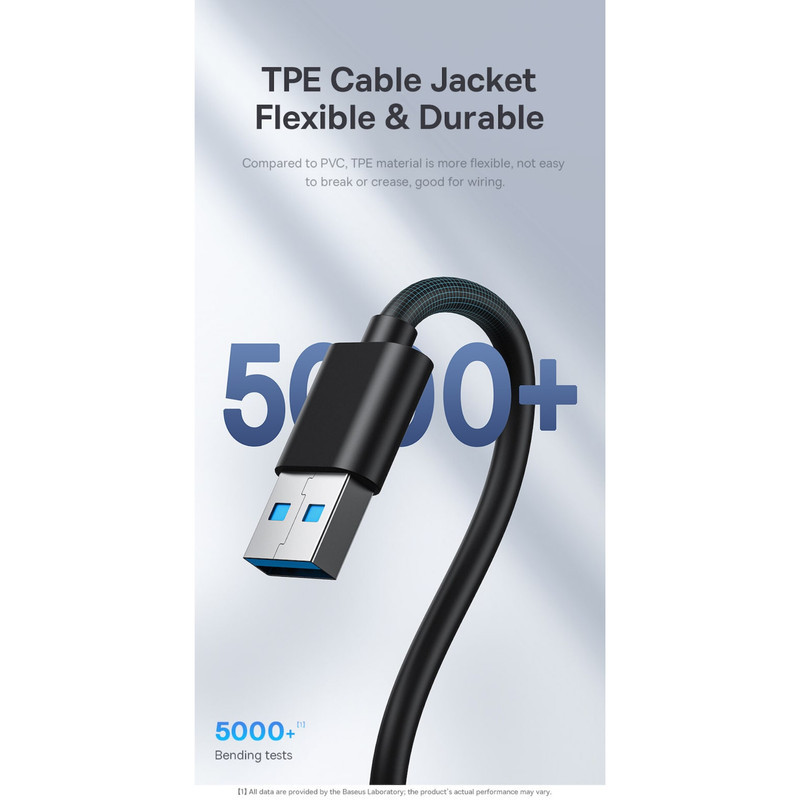 هاب 4 پورت USB 3.0 باسئوس مدل BS-OH080 50cm