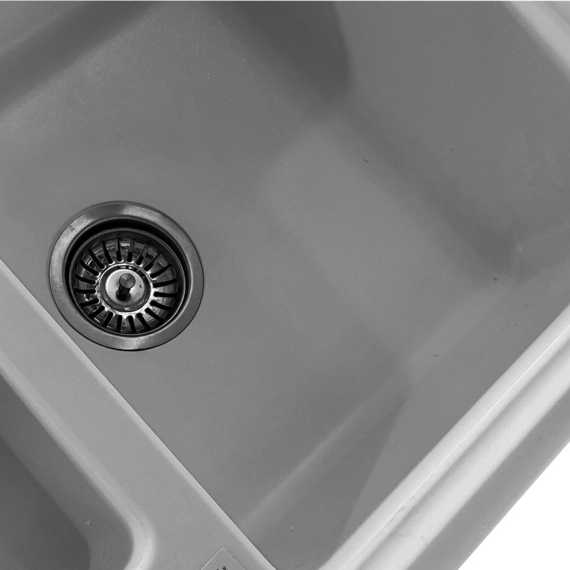 سینک ظرفشویی گرانیت پارادایز مدل ITALY-452-WHITE-AKLIL توکار