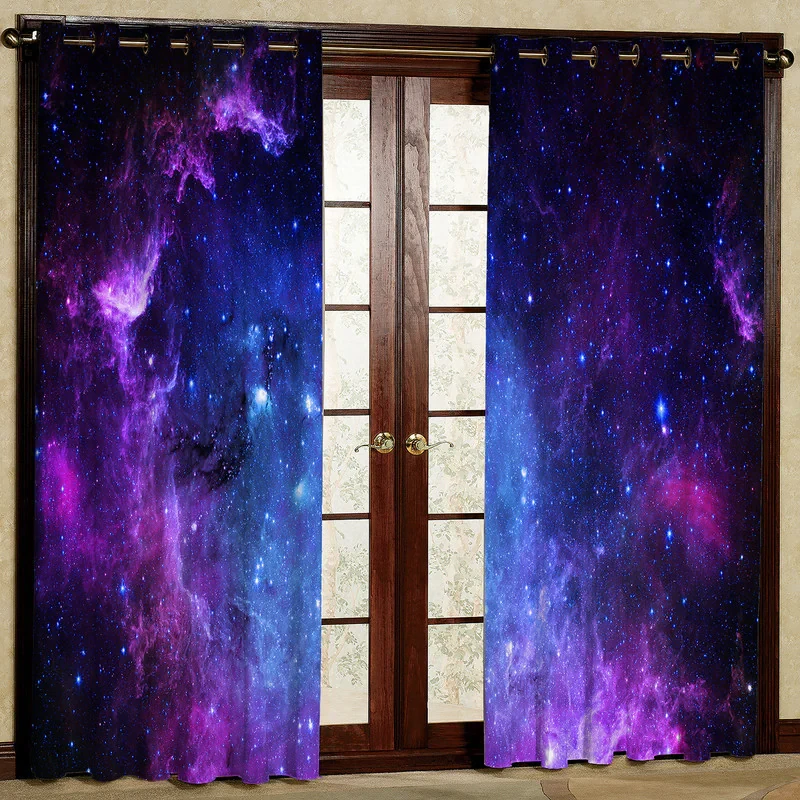 پرده مدل آسمان مخمل پانچی کد 470 سایز 140x280 سانتی متر