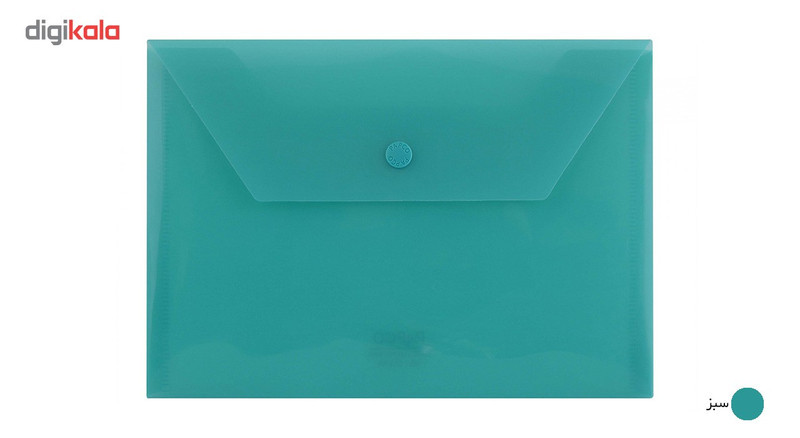 پوشه دکمه دار پاپکو کد B5-ClearM سایز A5