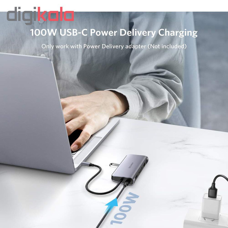 مبدل USB-C به HDMIVGAUSBLANUSB-C یوگرین مدل 40873