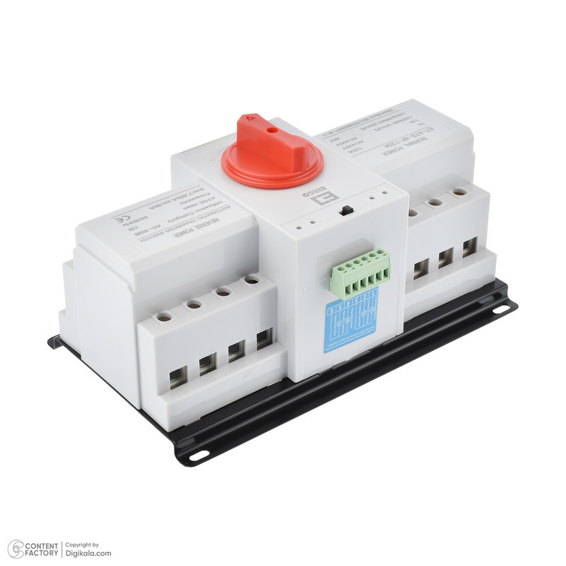 سوییچ انتقال خودکار اتکو مدل دوگانه قدرت سه فاز 125 آمپر کد ET-ATS-4P-125A