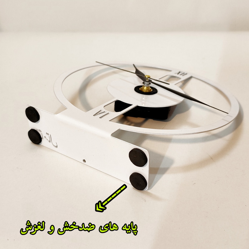 ساعت رومیزی نیتا متال طرح مینیمال کد 1