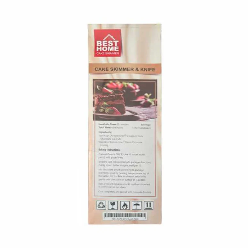 ست کارد و کفگیر سرو کیک Best Home پنج بسته 2 عددی