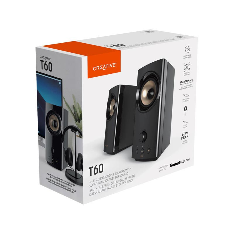 اسپیکر دسکتاپ کریتیو مدل T60