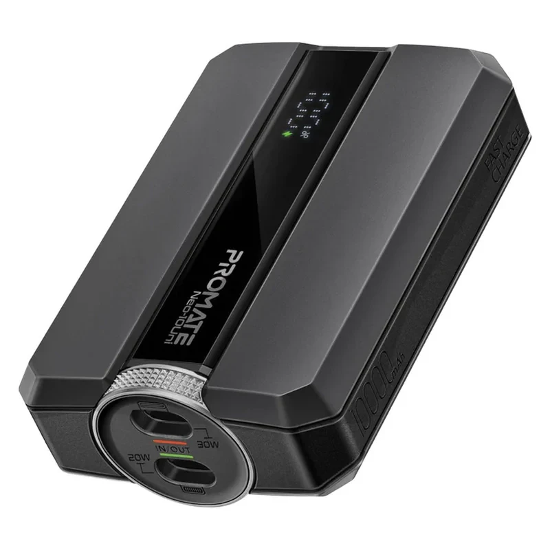 پاوربانک پرومیت مدل NEO-10UNI.BLK  ظرفیت 10000 میلی‌آمپرساعت