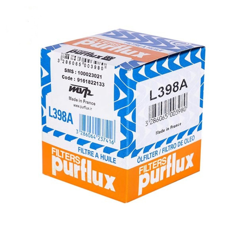فیلتر روغن مدل L358 مناسب برای پژو 206 بسته 3 عددی