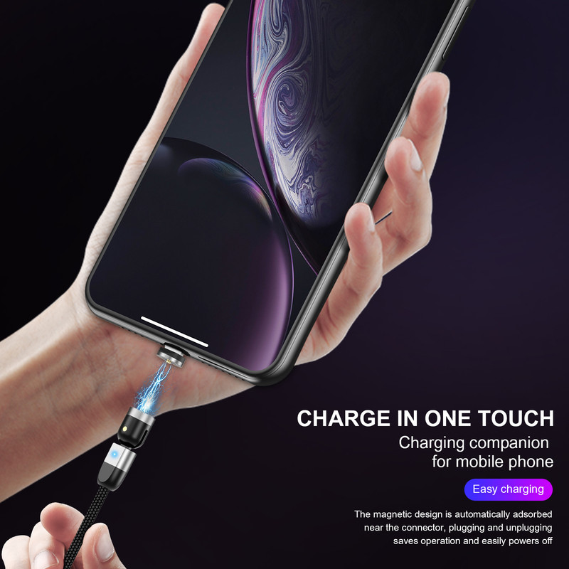 کابل تبدیل USB به microUSB  USB-C  لایتنینگ مدل MG360 طول 1 متر