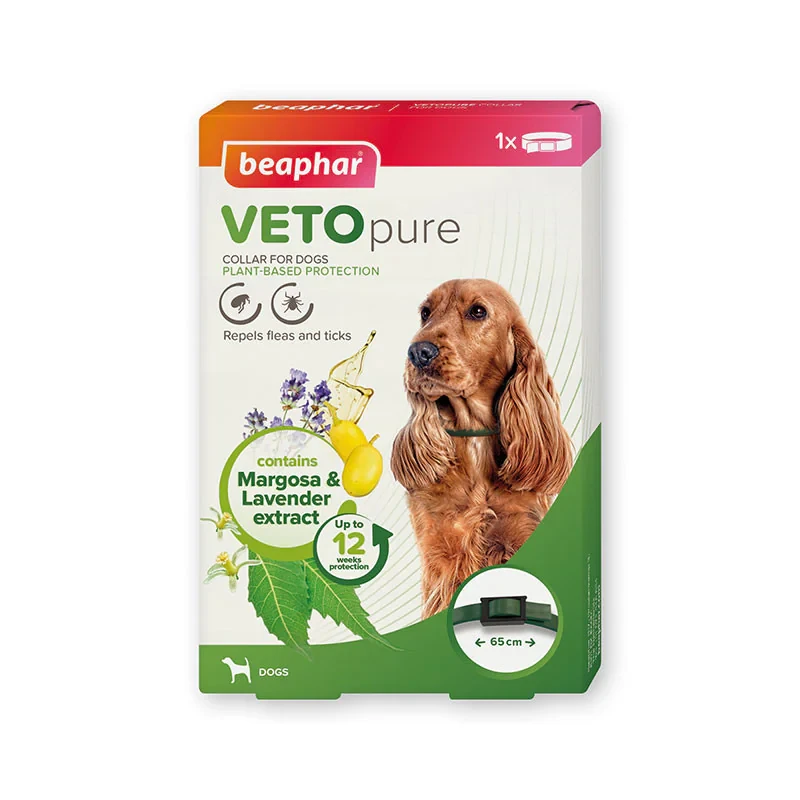 قلاده ضد کک و کنه سگ بیفار مدل VETOpure Flea Tick Collar