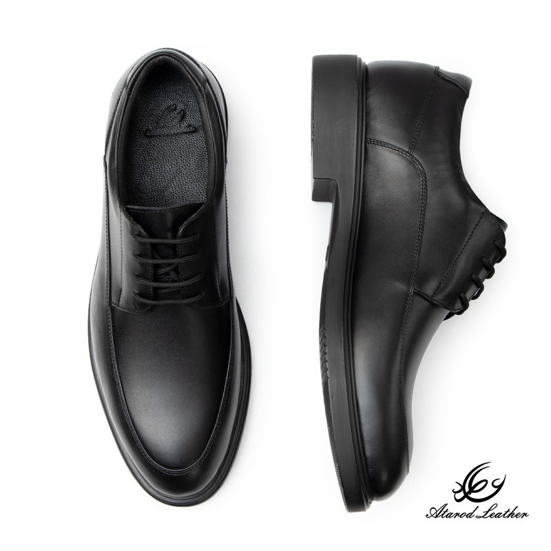 کفش رسمی مردانه چرم عطارد مدل چرم طبیعی کد SH327