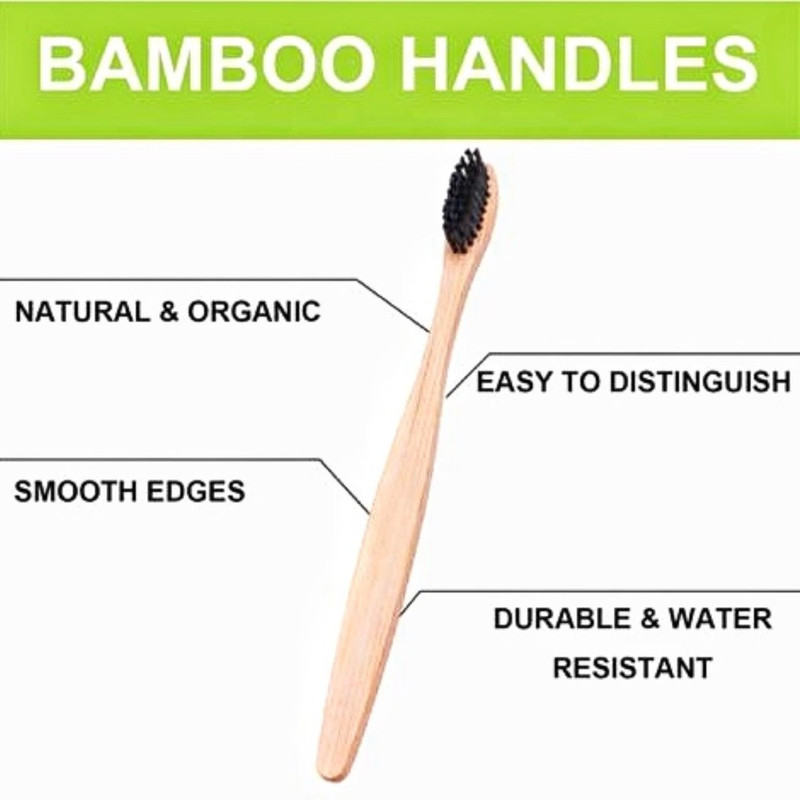 مسواک مدل Bamboo با برس متوسط