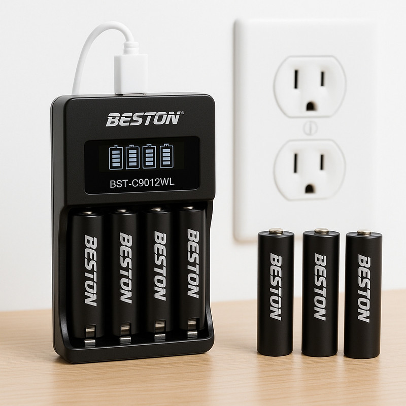 شارژر باتری بستون مدل BST-C9012WL کد Super fast charger