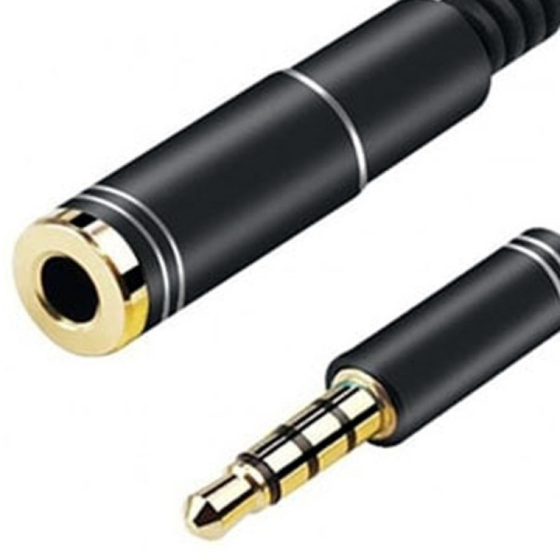 کابل افزایش طول 3.5 میلی متری صدا مدل EL-4Pole طول 1.5 متر
