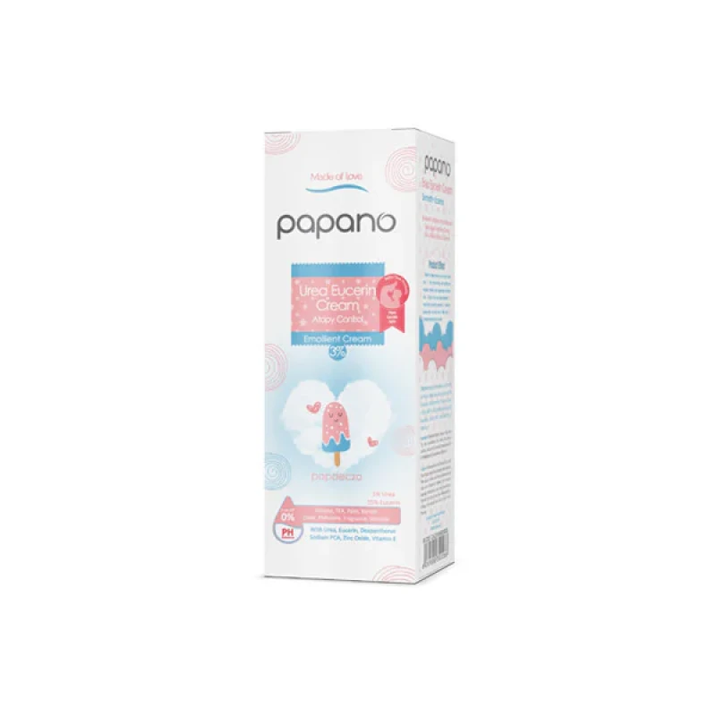 کرم نرم کننده کودک پاپانو مدل اوسرین و اوره 3% حجم 75 میلی لیتر