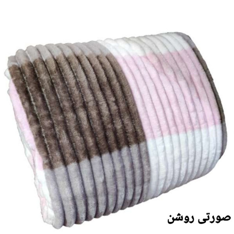پتو مسافرتی طرح پلیسه کد W200  سایز 150×200 سانتی متر