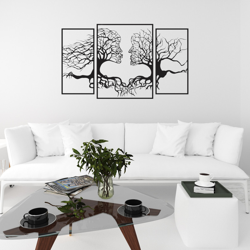 دیوارکوب مدل Tree Life کد A100 مجموعه 3 عددی