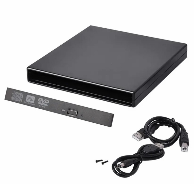 باکس تبدیل DVD رایتر اینترنال SATA به اکسترنال USB2.0 مدل 12.7MM