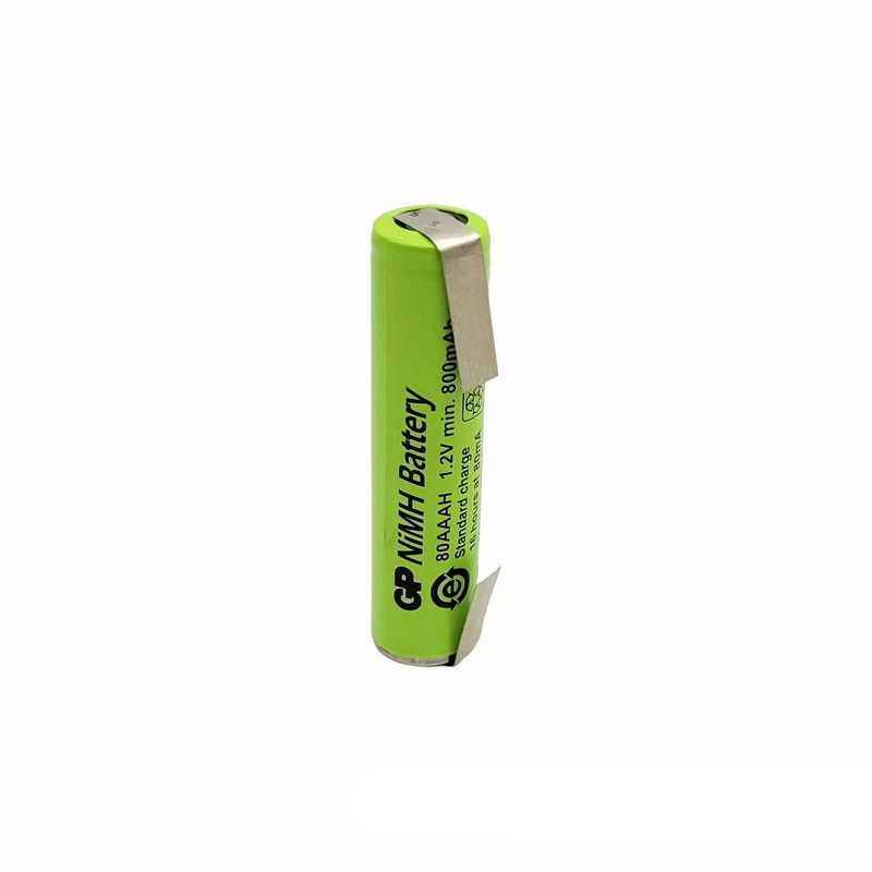 باتری نیم قلمی قابل شارژ جی پی مدل GP-800mAh بسته دو عددی