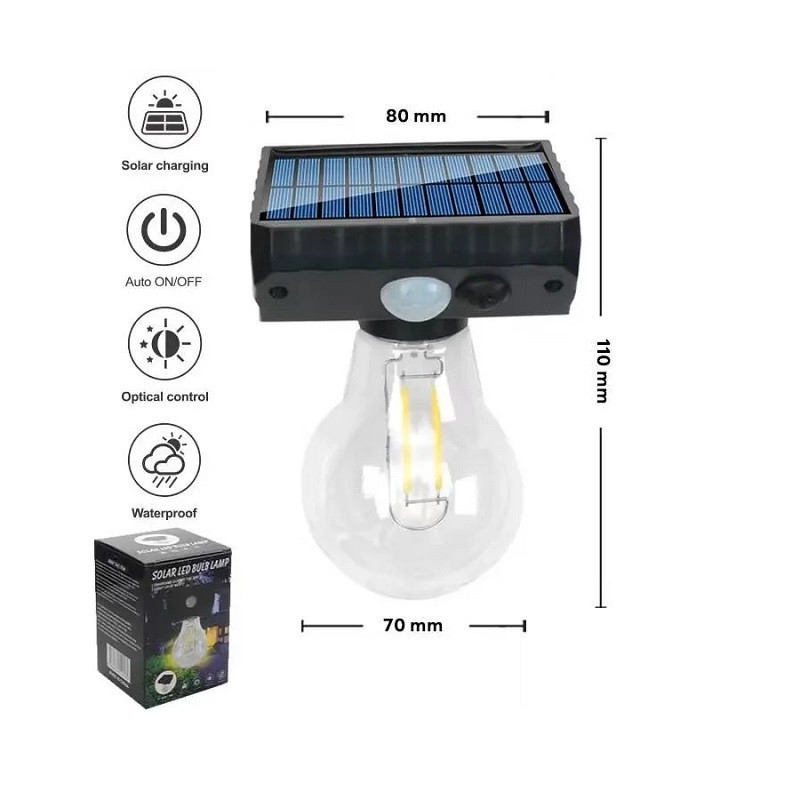 چراغ دیواری خورشیدی مدل YT-819-1W