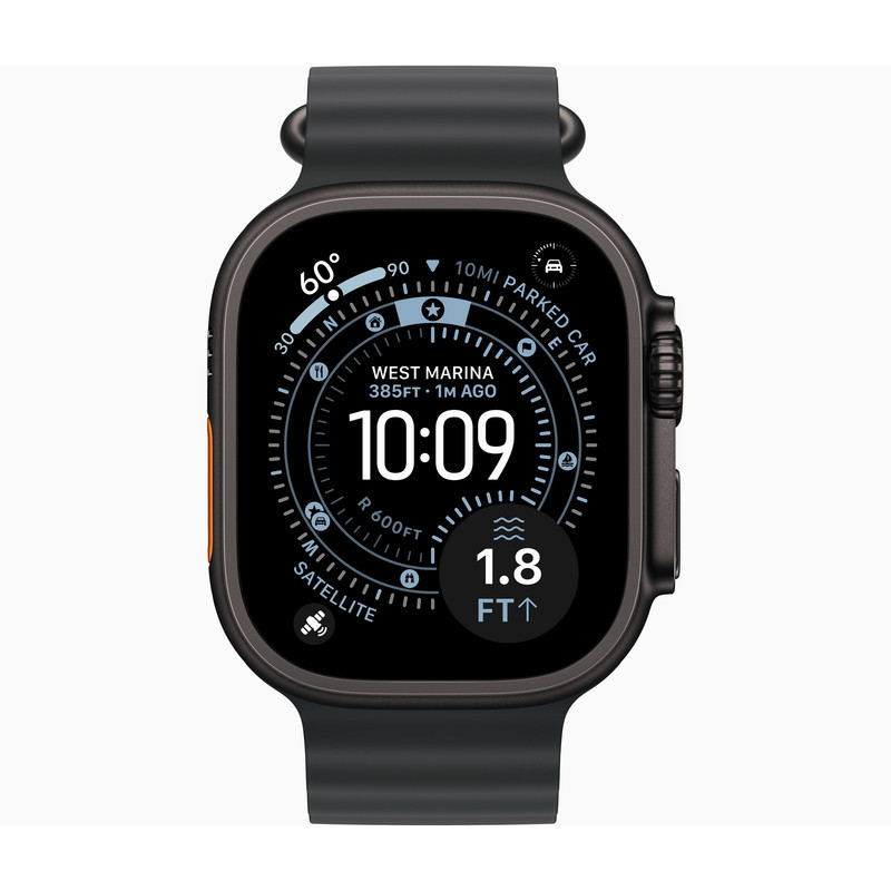 ساعت هوشمند 49 میلی متری اپل مدل Ultra 3 Natural Titanium Case با بند Alpine Loop