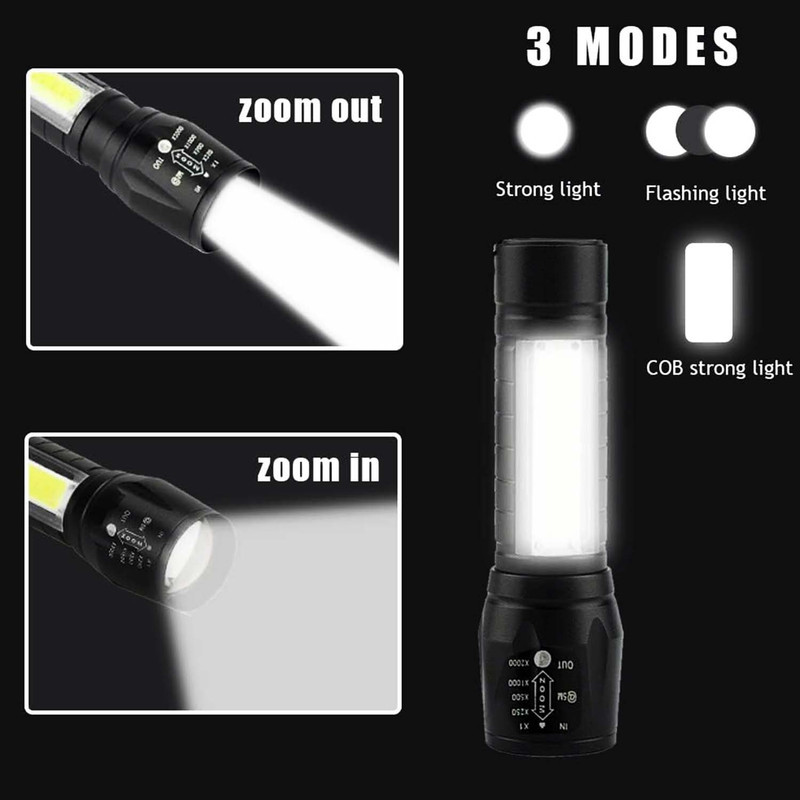 چراغ قوه دستی مدل mini کد 2150 با نور مهتابی