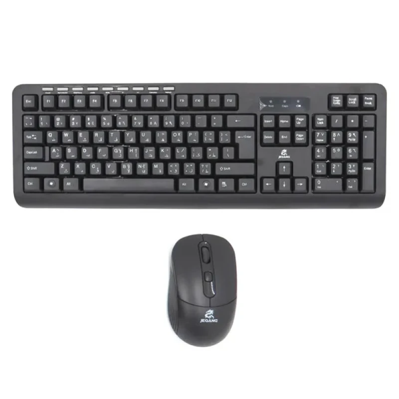 کیبورد و ماوس بی سیم جکنگ مدل JW-6800