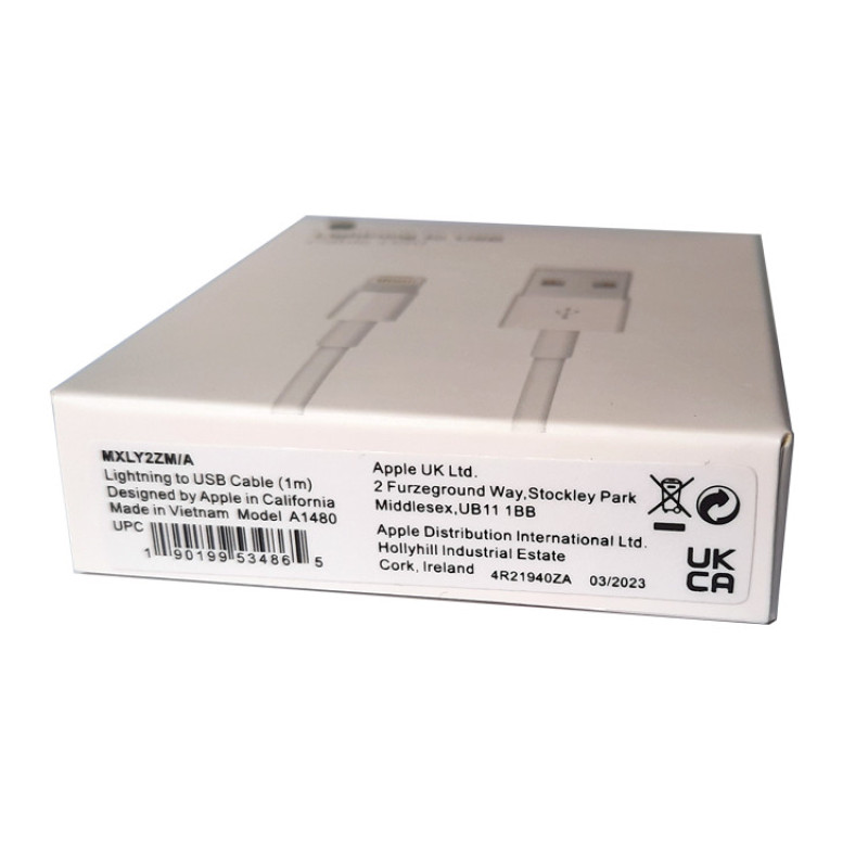 کابل تبدیل USB به لایتنینگ مدل MXLY2ZMA طول 1 متر