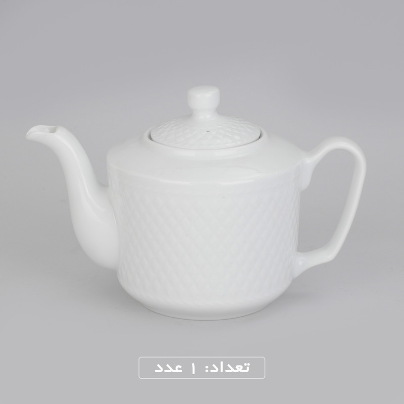 سرویس غذاخوری 102 پارچه چینی زرین ایران سری رادیانس مدل White درجه یک