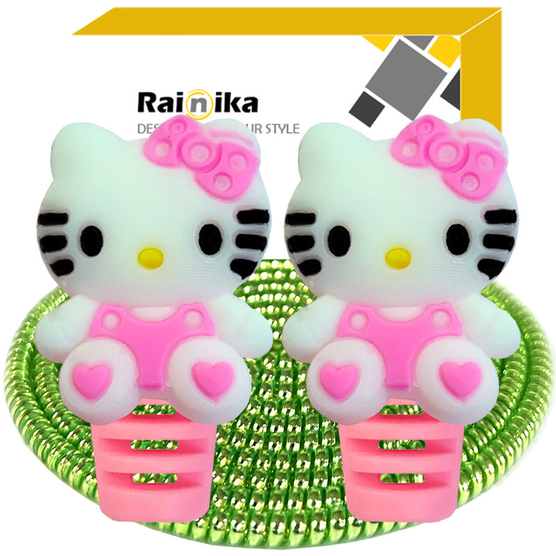 محافظ کابل شارژر رینیکا مدل Hello Kitty BBB B03 مجموعه 3 عددی