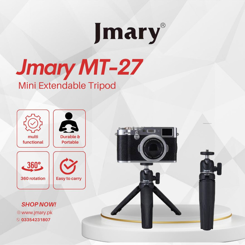 سه پایه دوربین جی ماری مدل MT-27