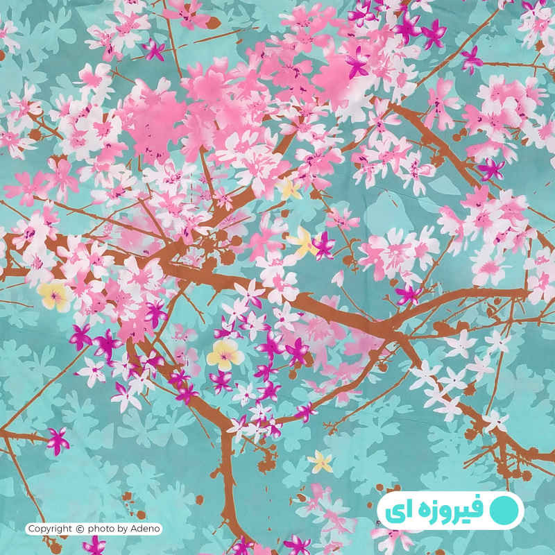 سرویس روتختی آدنو مدل شکوفه کد CH60 دو نفره 4 تکه