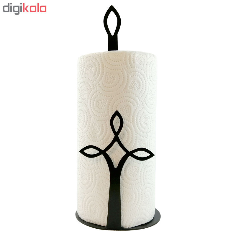 پایه رول دستمال کاغذی ملو مدل تریفول 1 کد KMJ11