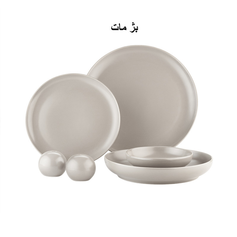 سرویس غذاخوری 18 پارچه 4 نفر گلد کیش مدل آتوسا GK748401
