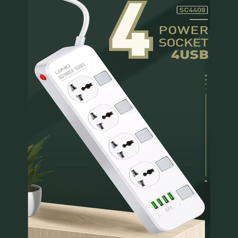 چند راهی برق الدینیو مدل Power Socket
