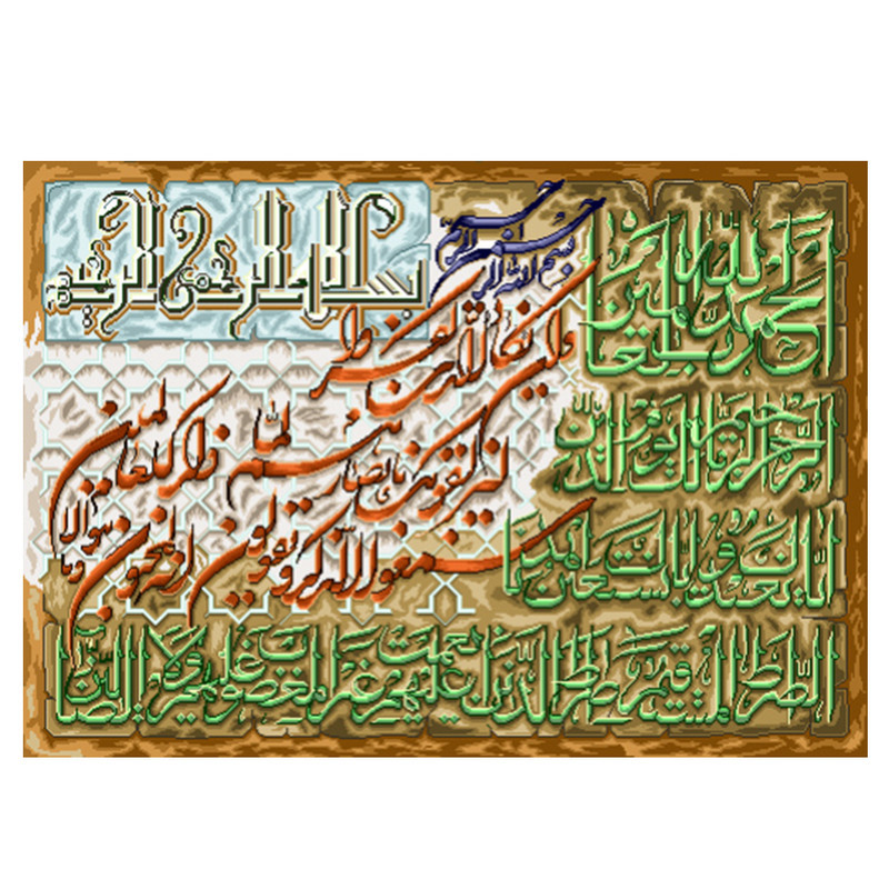 نخ و نقشه تابلوفرش مدل 22120