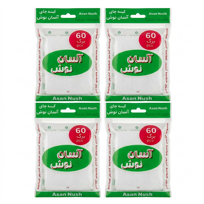 فیلتر چای آسان نوش کد 60M چهار بسته 60 عددی
