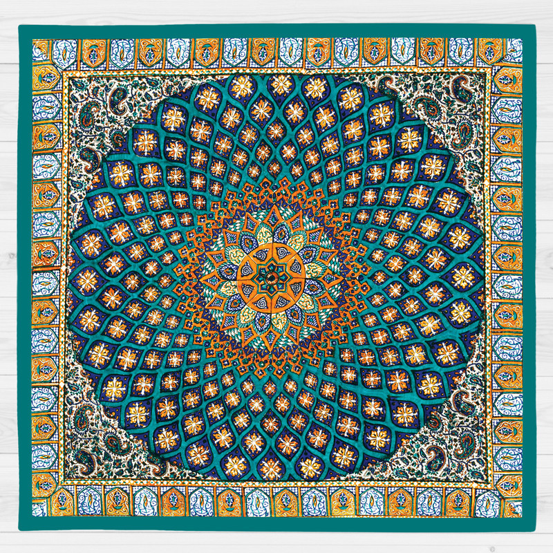 رومیزی طرح ترمه سنتی کد 9931.1