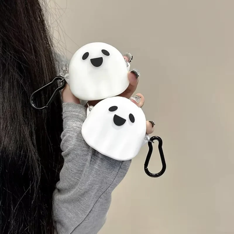 کاور مدل روح Ghost مناسب برای کیس هدفون بی سیم سامسونگ Galaxy Buds Live  Buds Pro  buds 2  buds 2 pro  Fe
