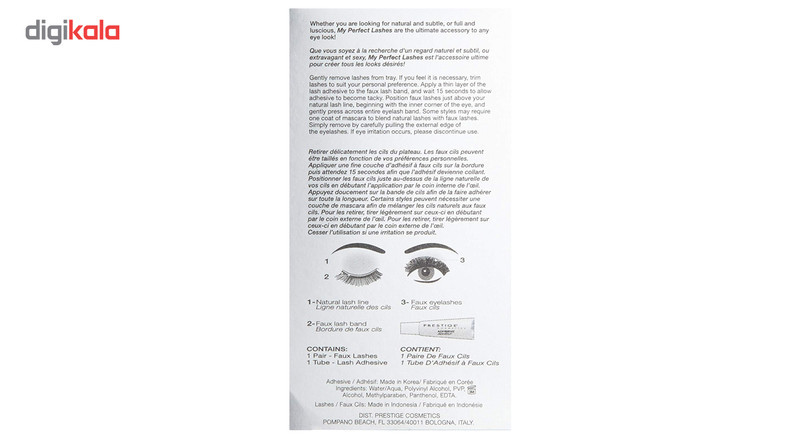 مژه مصنوعی پرستیژ مدل Faux Lashes Michelle شماره FL-09