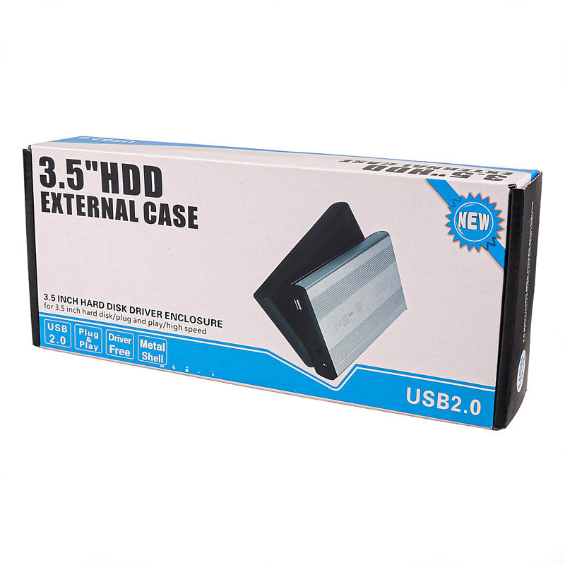 باکس هارد USB2.0 HDD اکسترنال دی نت مدل 3.5inch