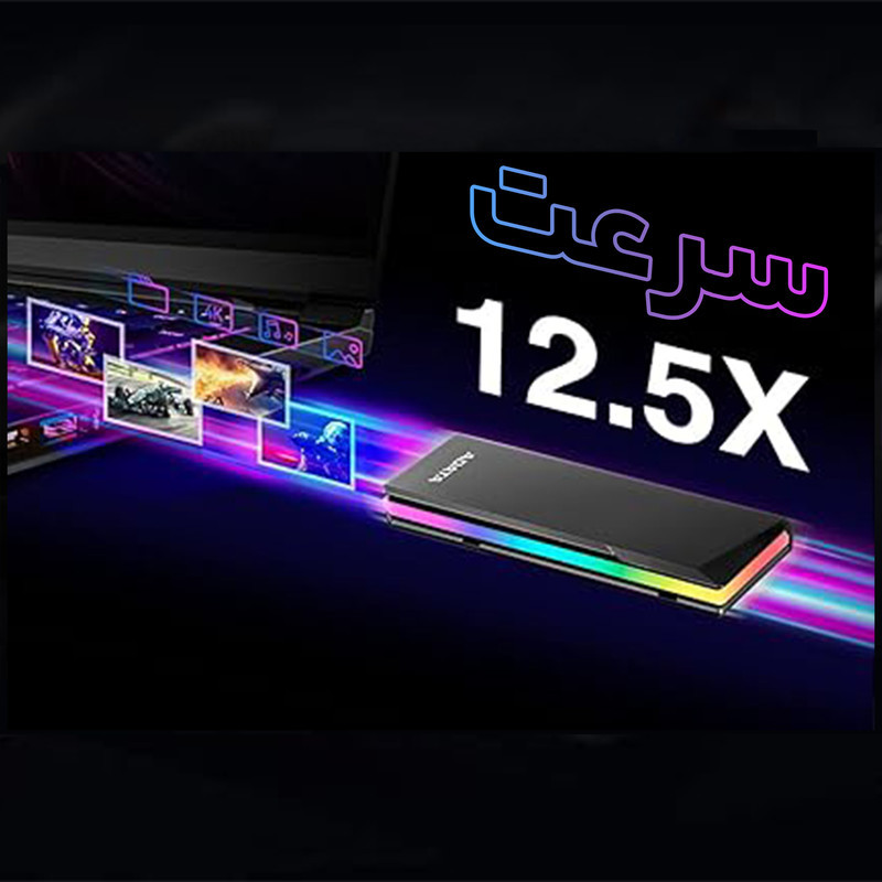باکس اس اس دی ای دیتا  مدل EC700G  M.2 PCIeSATA SSD