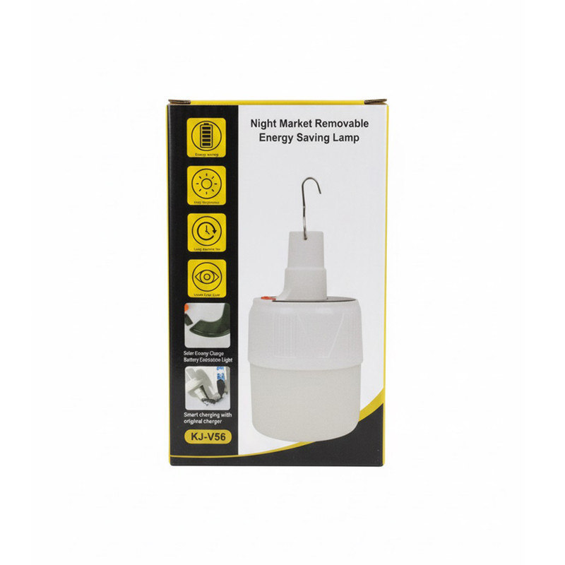 چراغ آویز چادر مدل شارژی کد Led-Bulb-KJ-V56