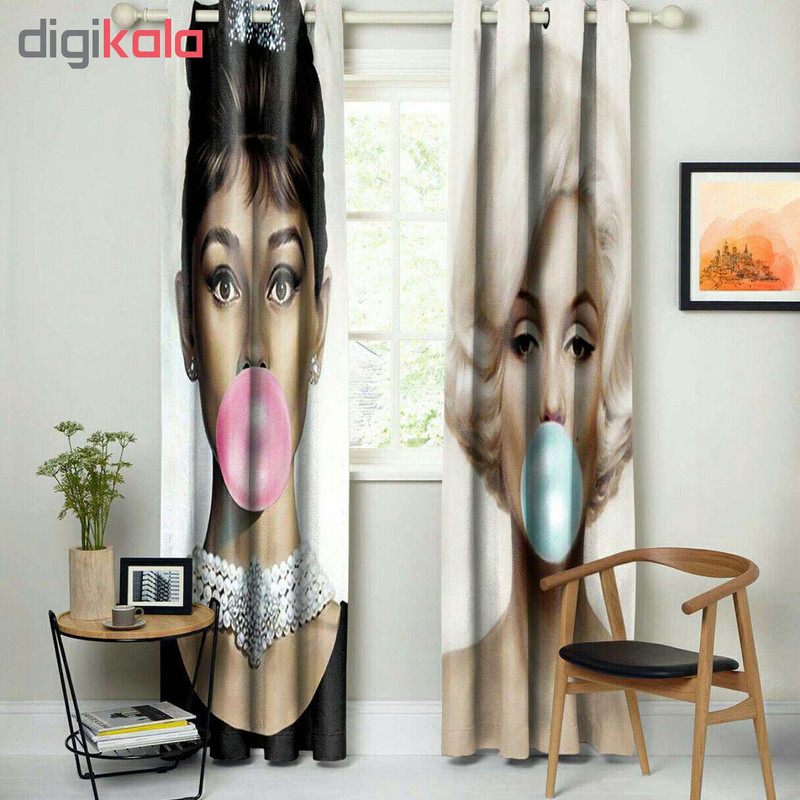 پرده مجموعه 2 عددي مدل Cc-070 كاتيا