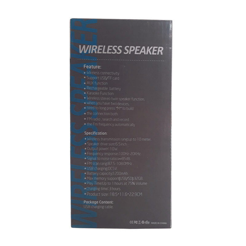 اسپیکر بلوتوثی قابل حمل مدل KTX-1191